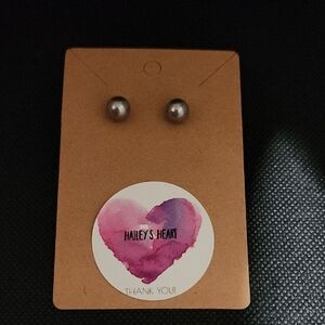 5/$25 Matte Silver Earrings